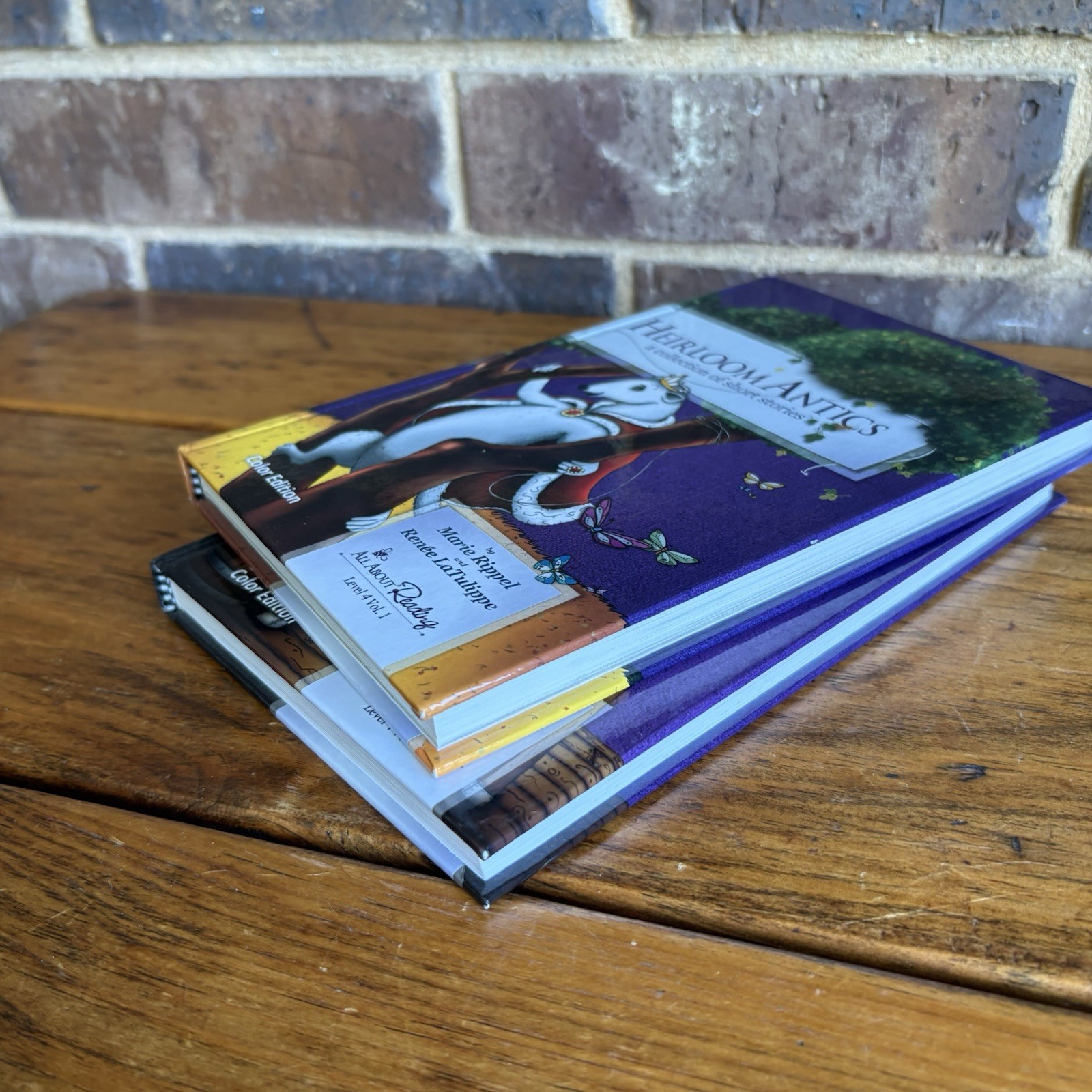 All About Reading Level 4 Readers Volumes 1 & 2, Hardcover Color Edition