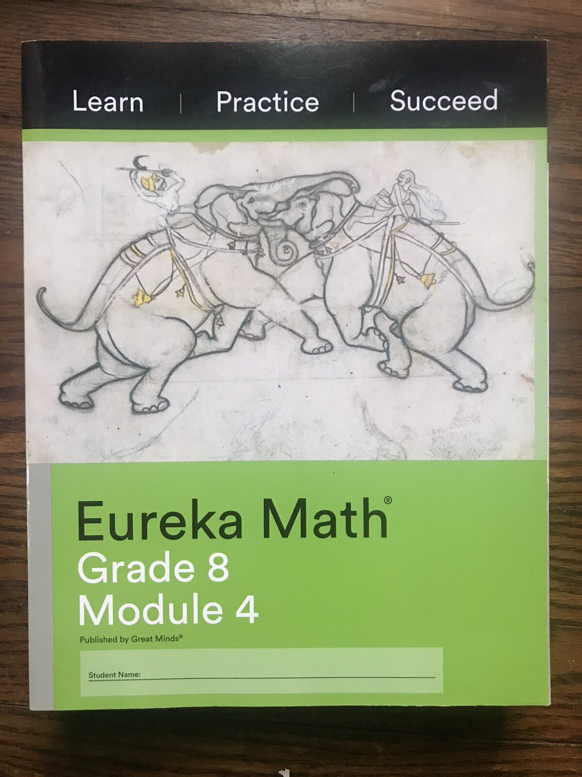 Eureka Math Grade 8 Module 4 (Learn,Practice,Succeed)workbook