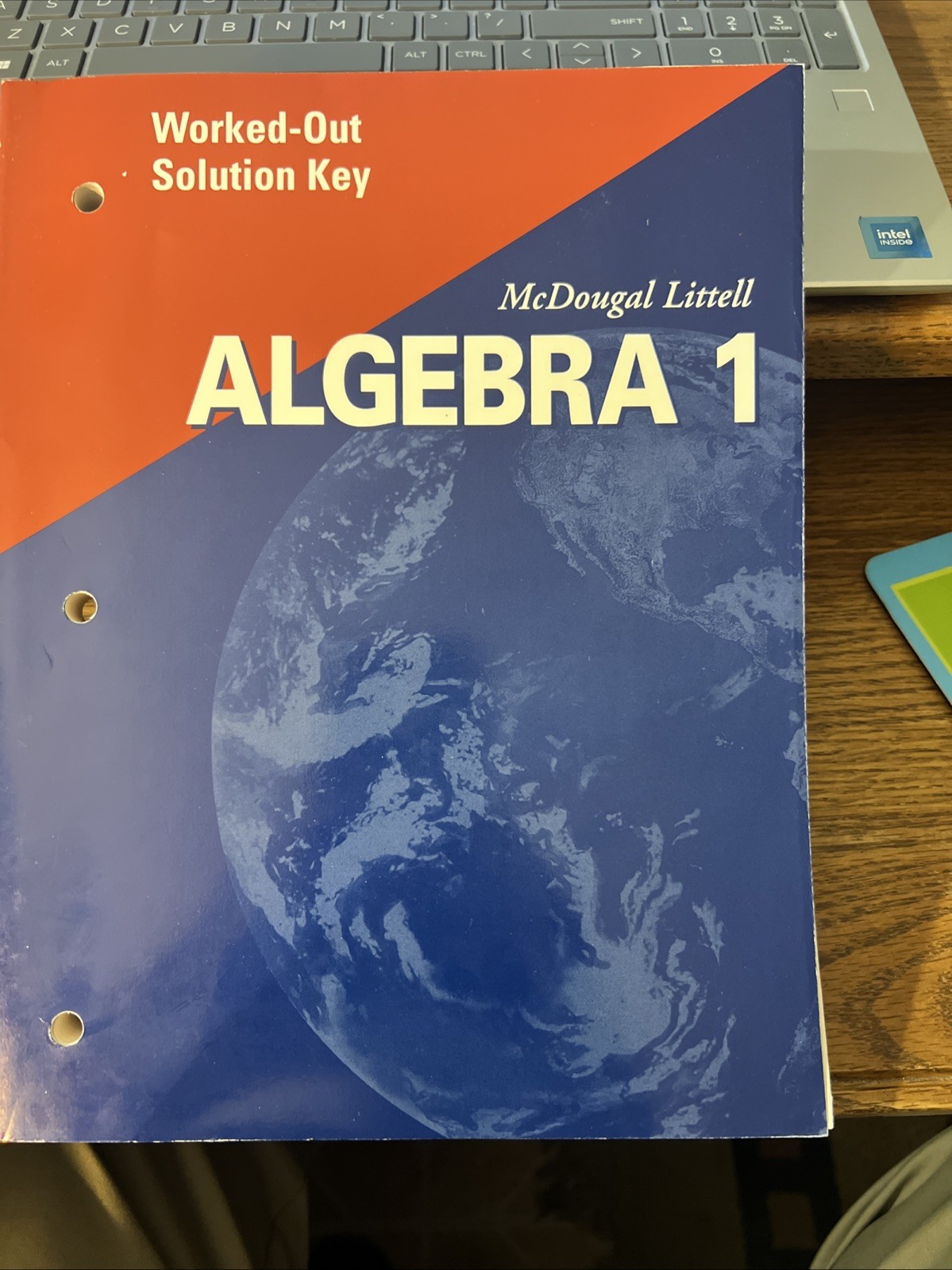 Algebra 1 : Worked-Out Solution Key McDougal Latrell 2001 Softcover