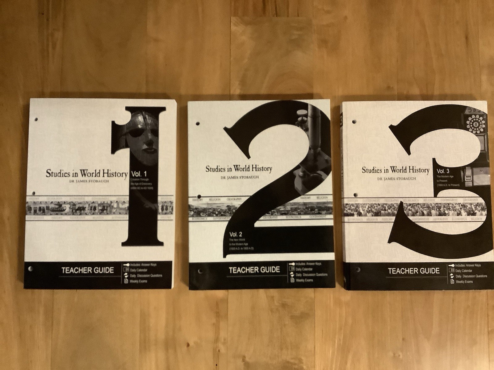 Master Books Studies In World History, Teacher Guide, Set, Volumes 1, 2, And 3