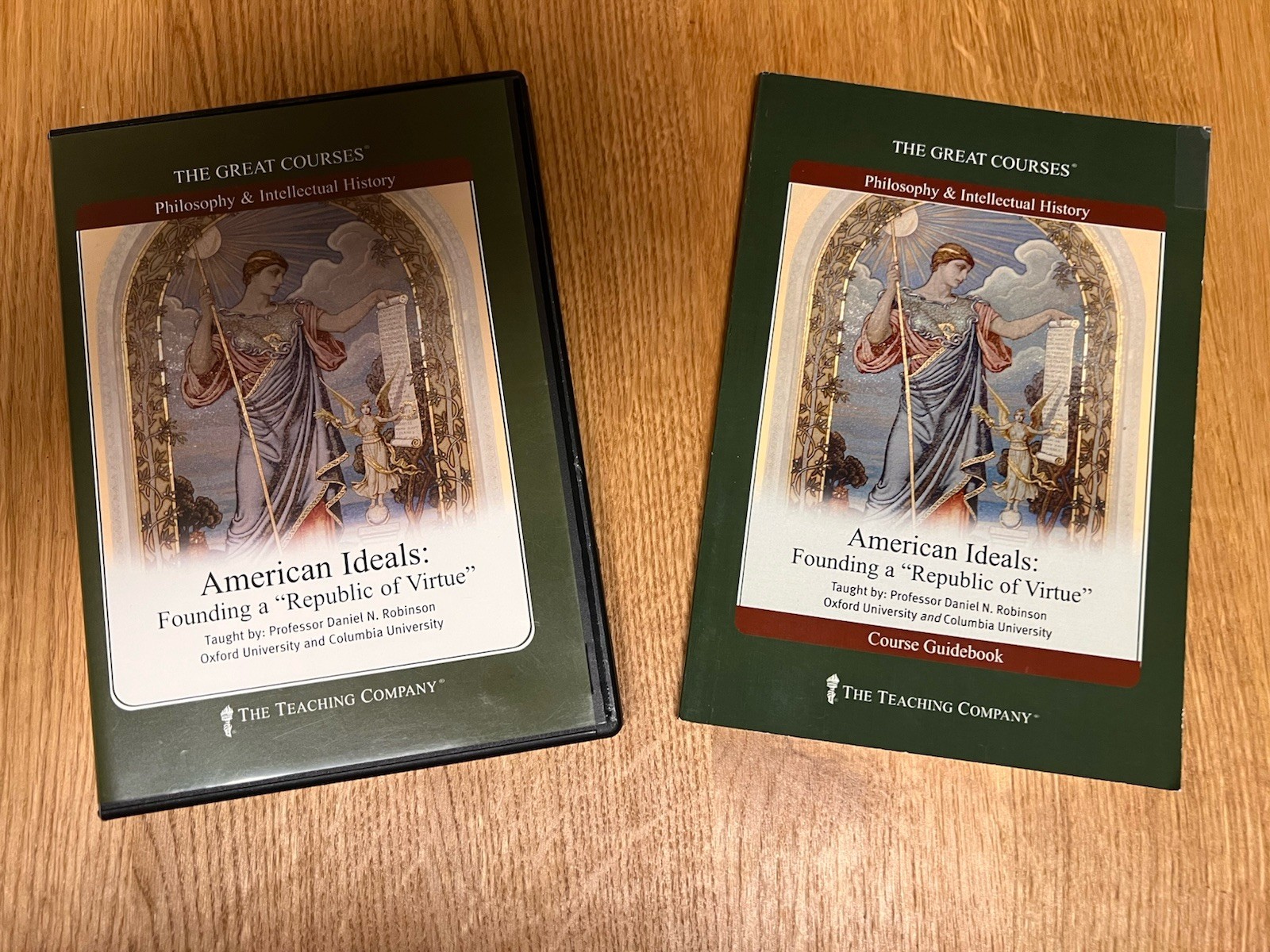 Great Courses American Ideals: Republic of Virtue DVD Set + Sealed Transcript Bk