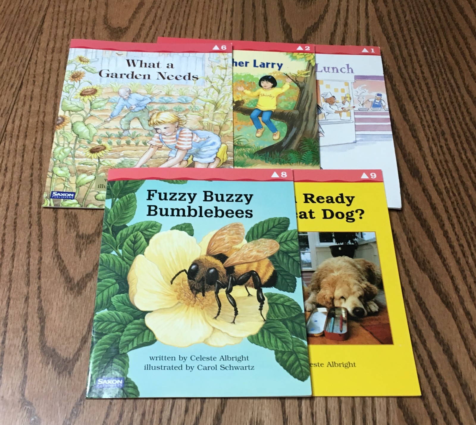 SAXON PHONICS & SPELLING / GRADE 2 / FLUENCY READERS LEVEL C / 5 TITLES