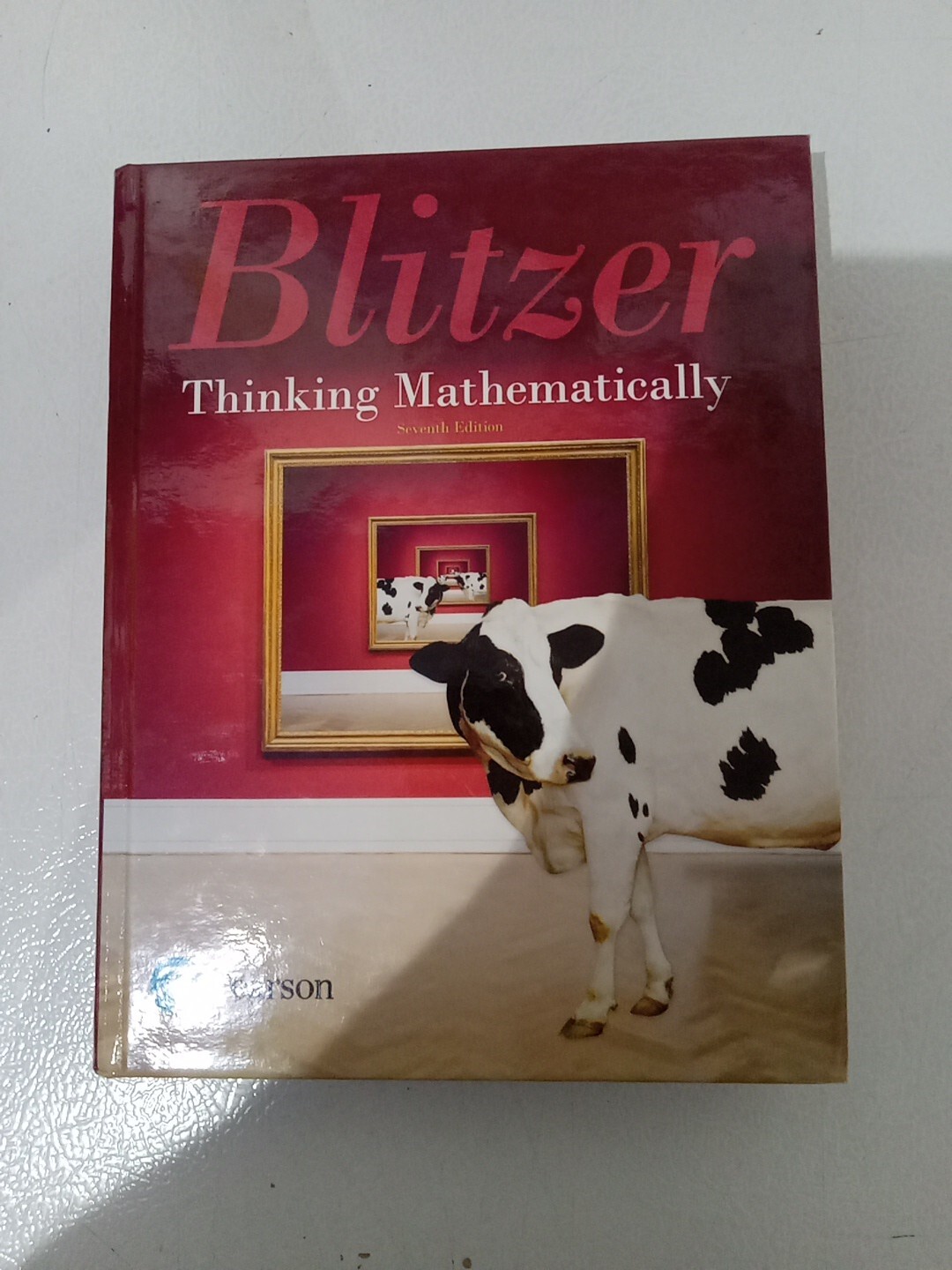 Blitzer Thinking Mathematically , Seventh Edition 2019. School Text Book Look.