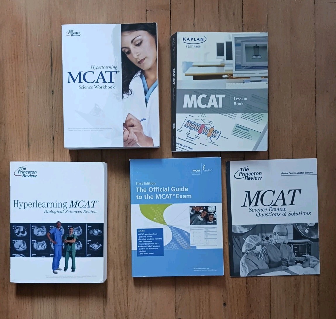 MCAT Test Prep 5 Book Set Hyperlearning Biological Sciences Test Prep