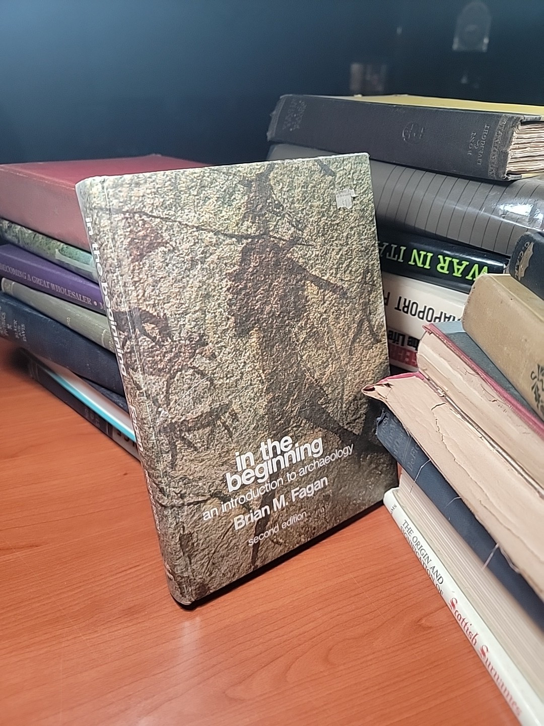 In The Beginning An Introduction to Archaeology Fagan (4th Print) 1972 Hardcover
