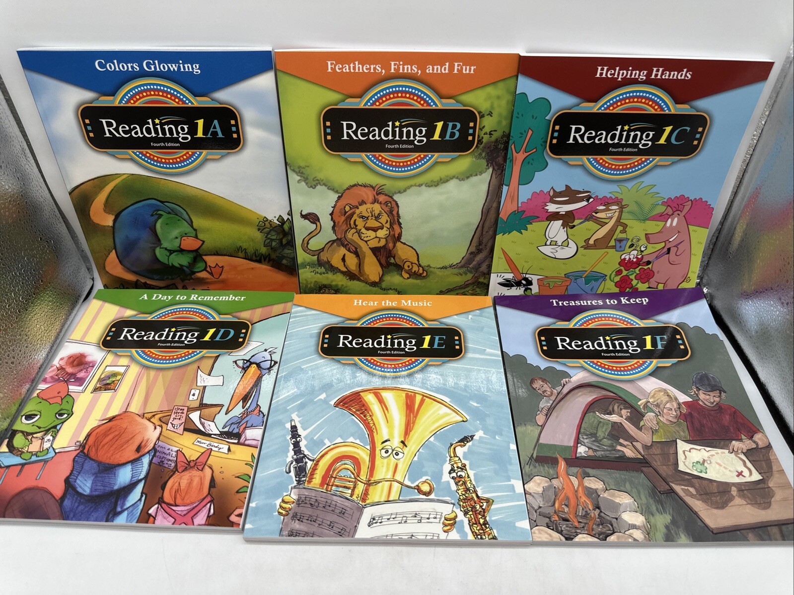 Bob Jones Reading 1 Student Set of 6 Readers (4th Edition) BJU 1st Grade NEW