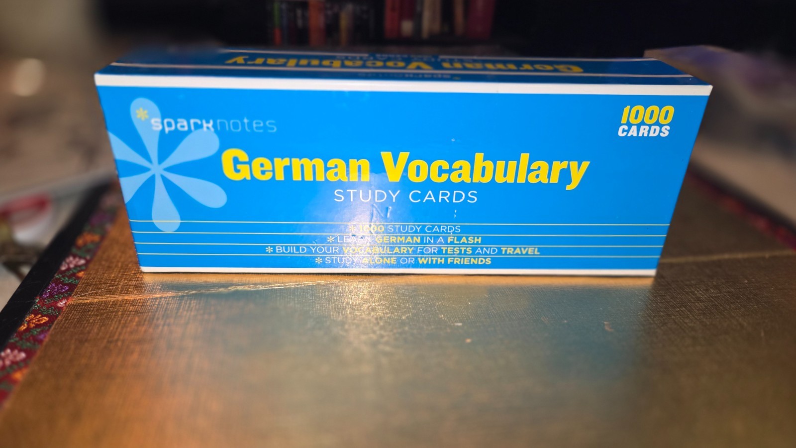 SparkNotes German Vocabulary 1000 Study Flash Cards Language Homeschool