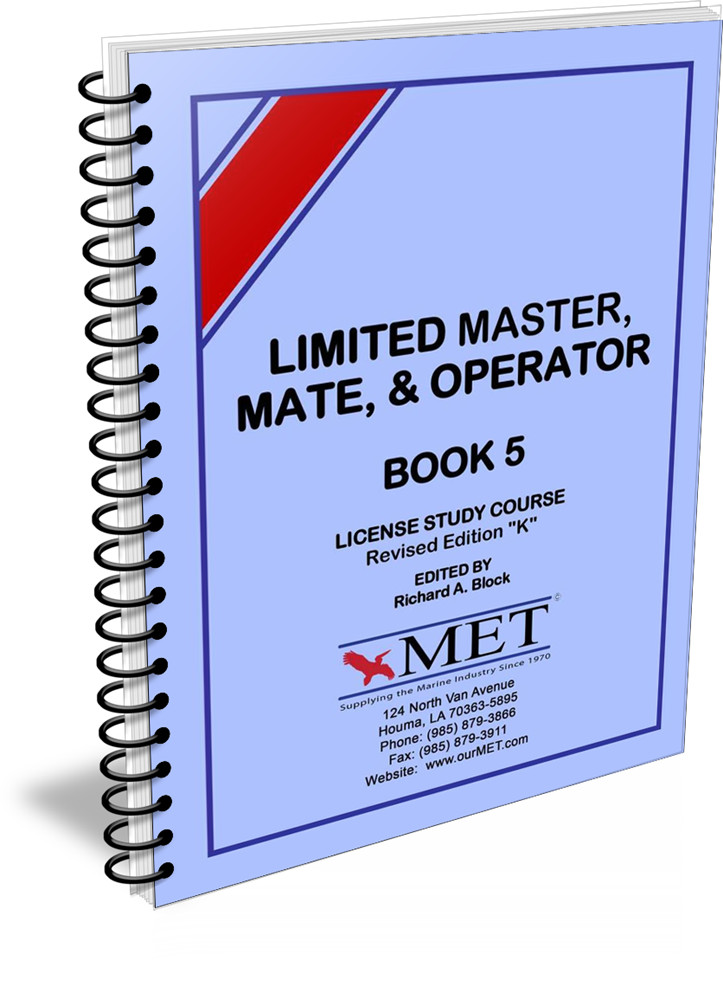 LIMITED MASTER MATE & OPERATOR BOOK 5 MET LICENSE STUDY COURSE REVISED EDITION K