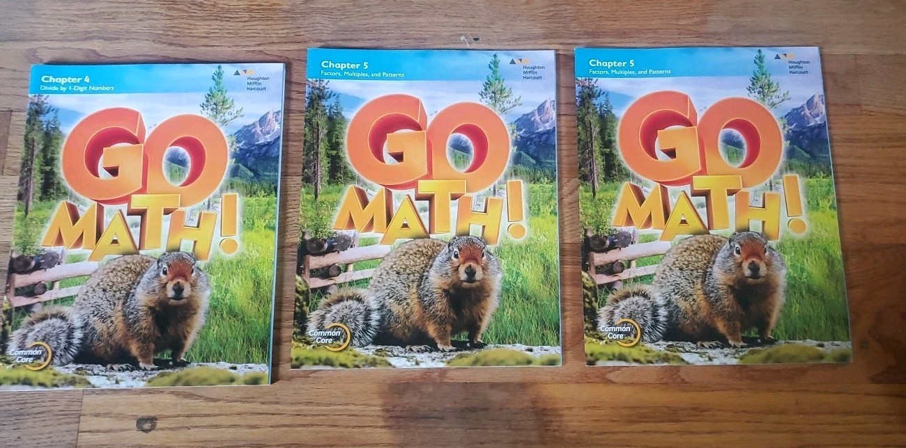 Go Math! Grade Student Edition Set 2015 58 booklets bundle With Teacher Edition