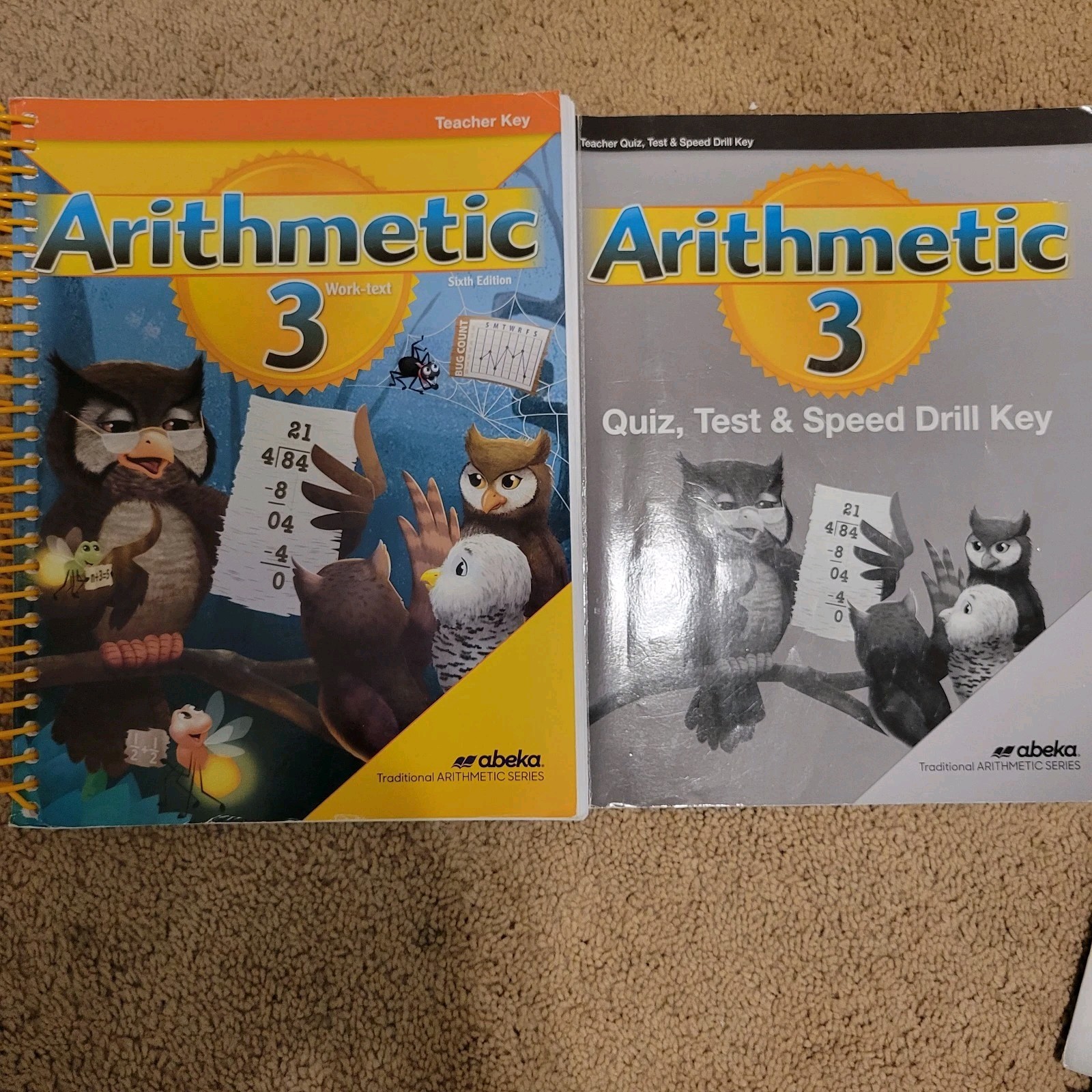 Abeka 3rd Grade Parent Teacher Answer Keys & Reading Books, 23 Books Current Ed.
