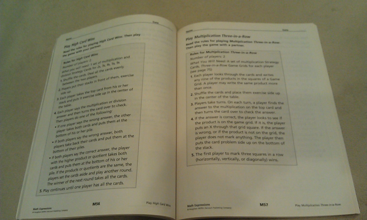 Math Expressions Common Core Teacher Edition Grade 3 Vol 1 & 2 + Resource Books