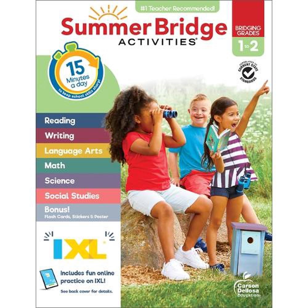 Summer Bridge Activities, Grades 1 – 2 by Summer Bridge Activities (English) Pap