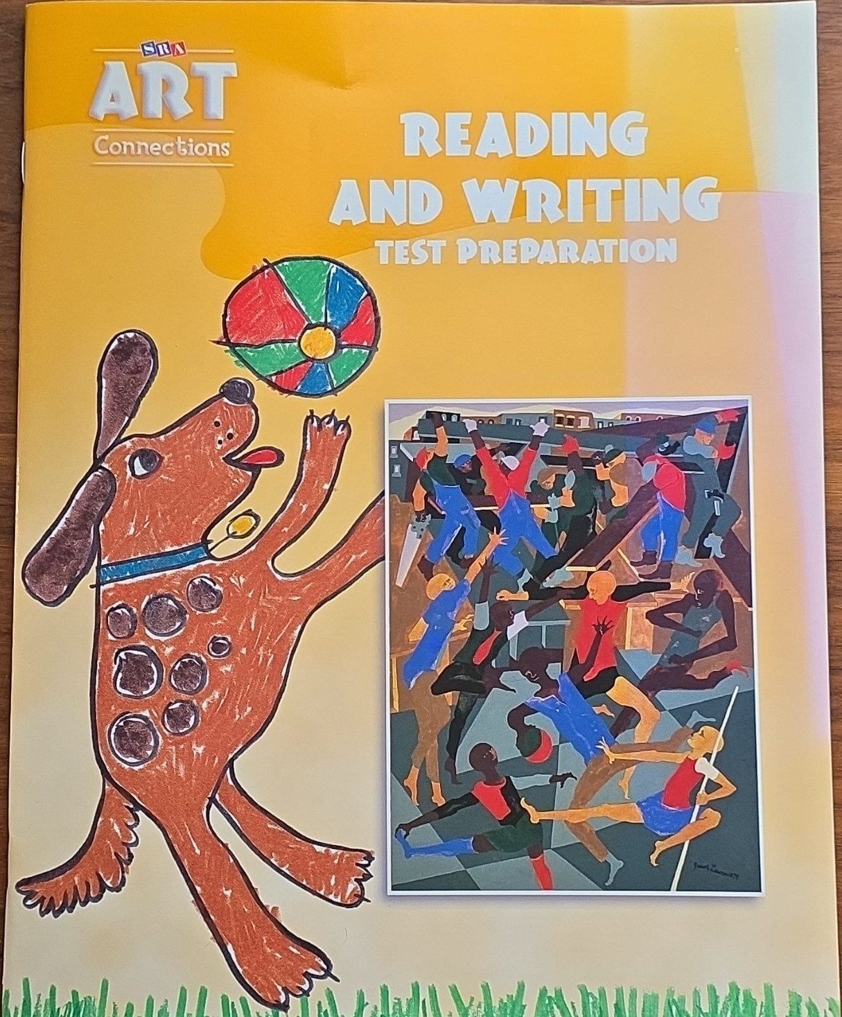 SRA/McGraw-Hill Art Connections Reading Writing Test Prep Book Kaplan Level 1
