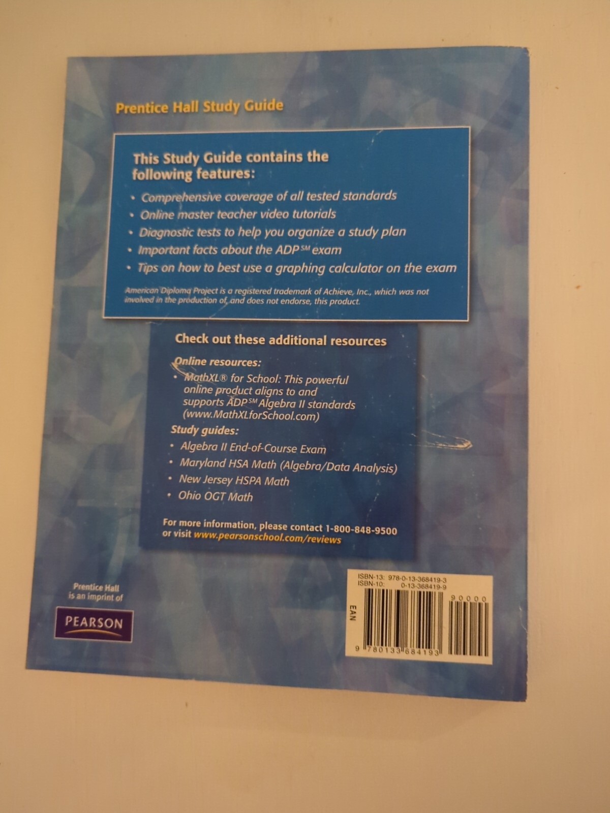 BRIEF REVIEW STUDY GUIDE FOR THE ADP ALGEBRA 1 C2010 – Paperback