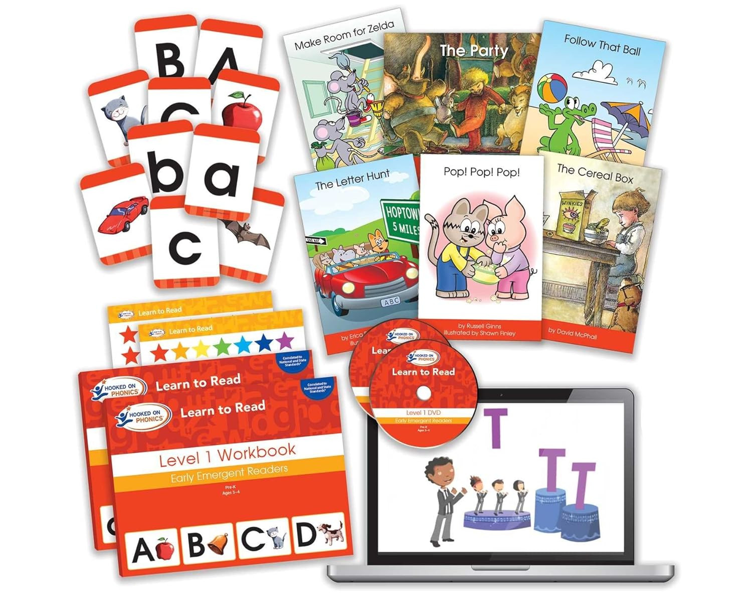 Hooked on Phonics Complete Learn to Read Kit (Pre-K through 2Nd Grade | Ages 3-8