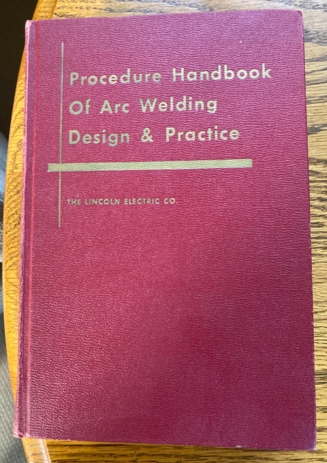 The Procedure Handbook Of Arc Welding 11 Edition Hardcover 1957