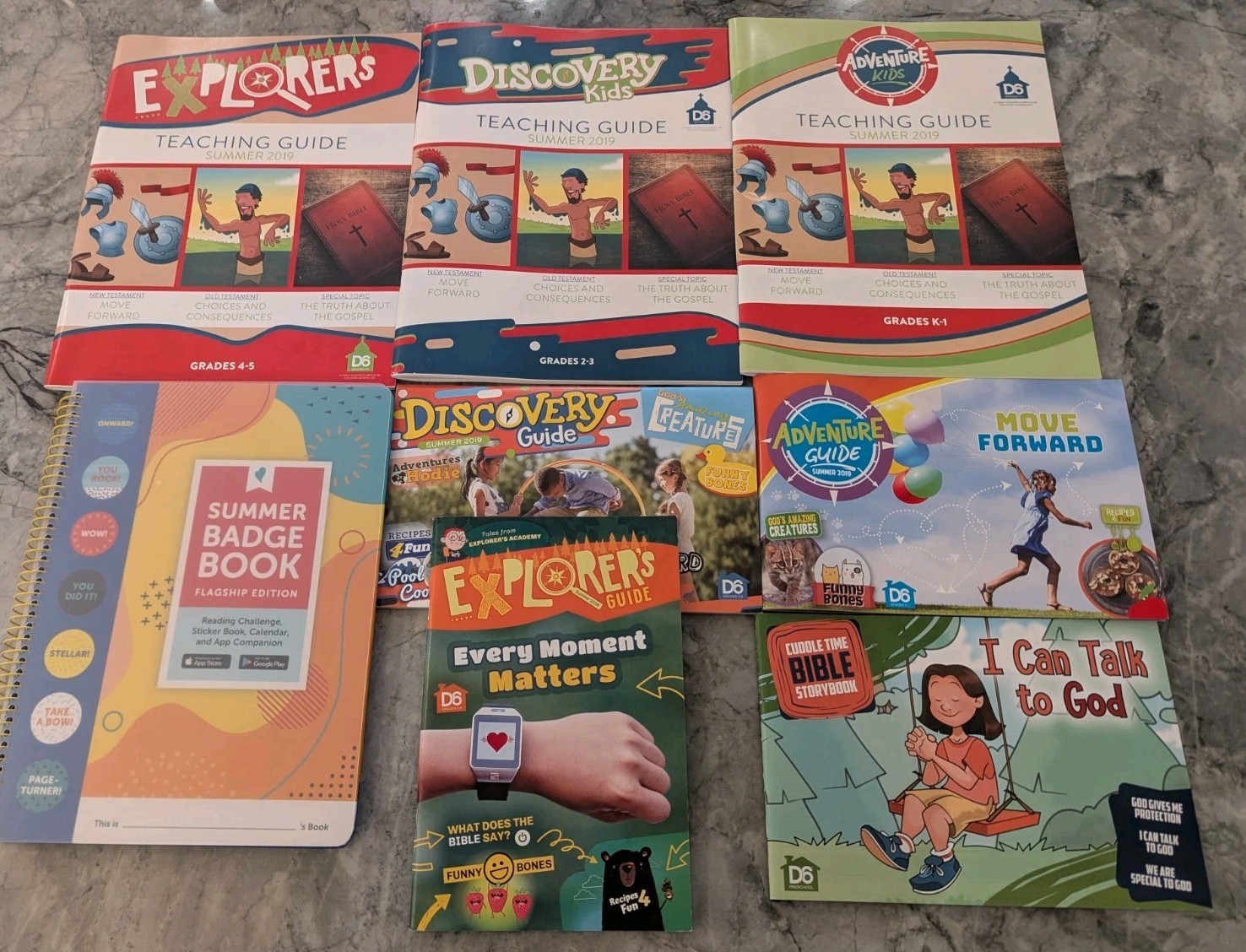 D6 Curriculum Move Forward Summer 2019 Teaching Guides & Student Books Lot