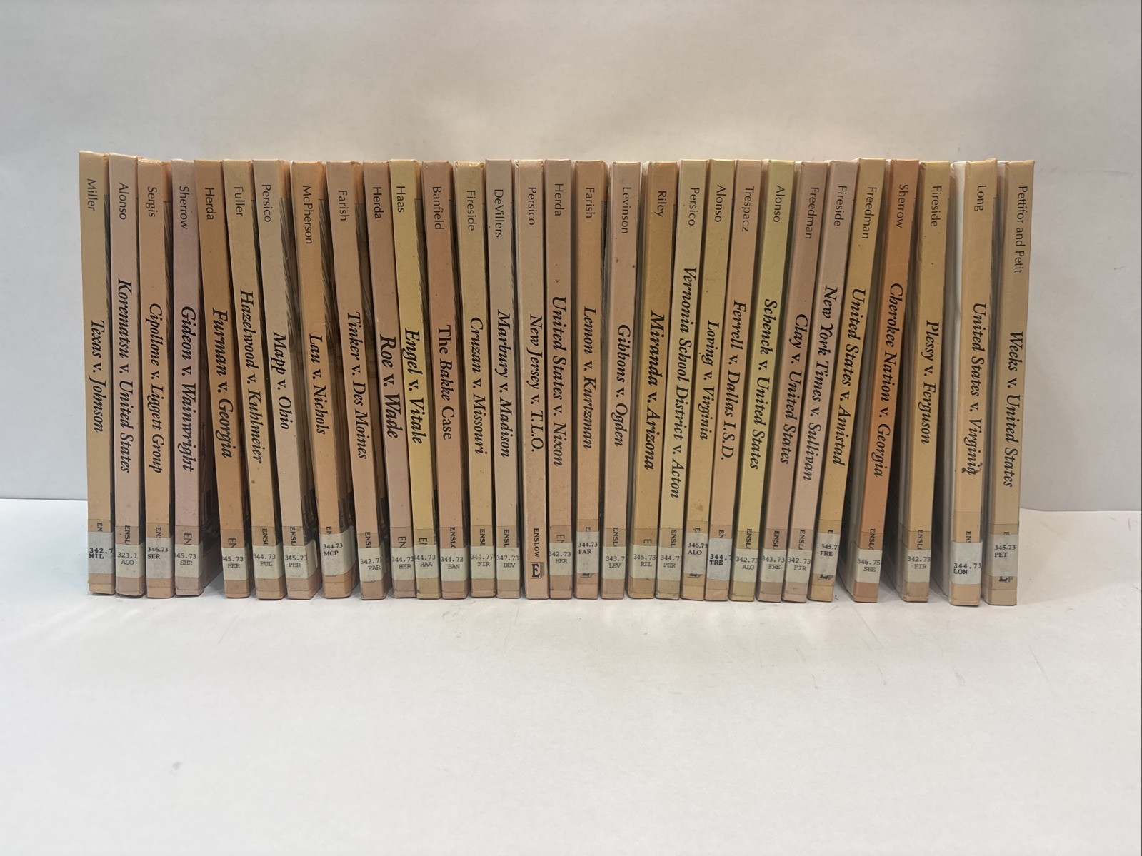 Enslow Landmark Supreme Court Cases 30 Vol Set Ex Library Homeschool History