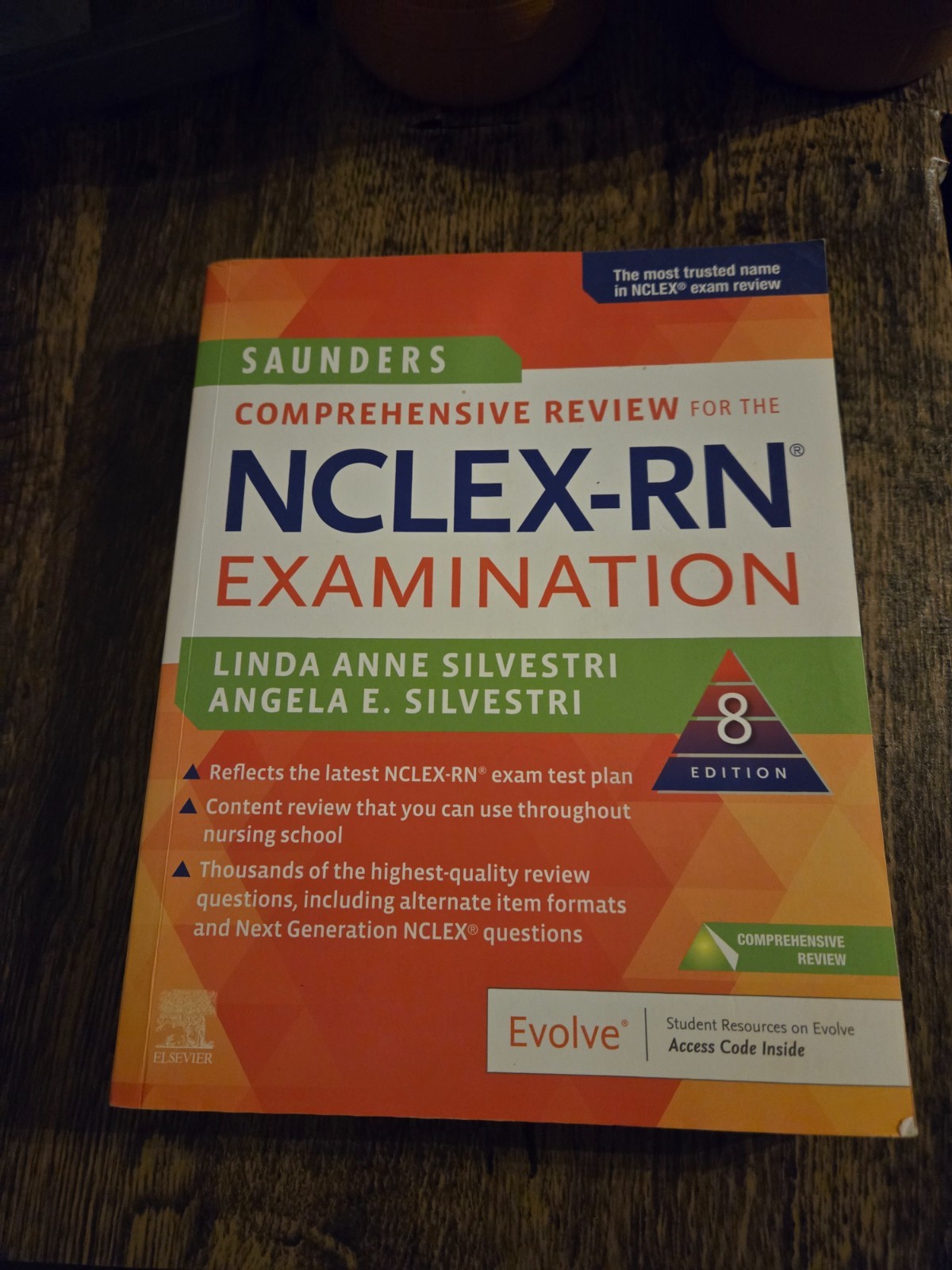 Saunders Comprehensive Review for the NCLEX-RN 8th Edition Silvestri Book