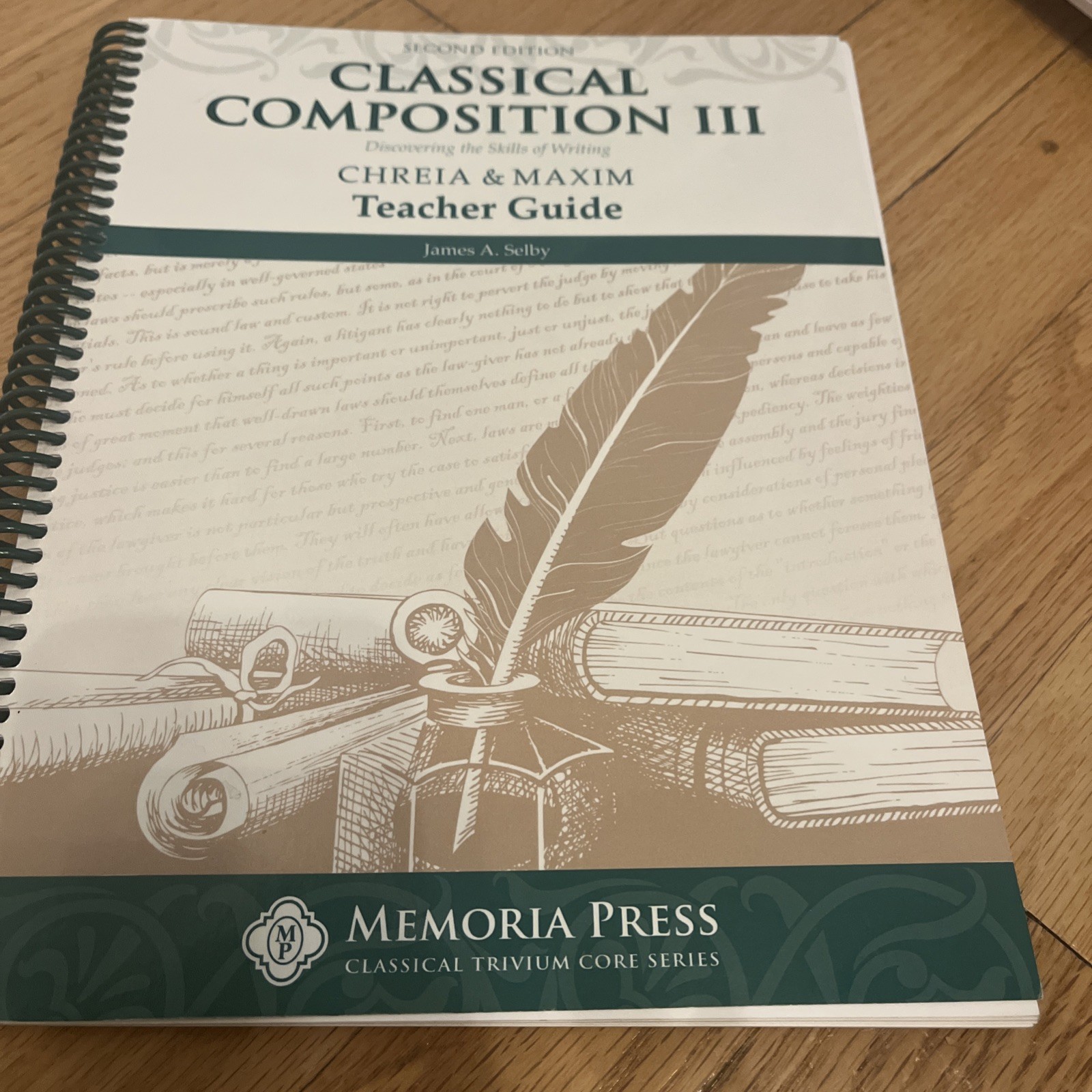 Memoria Press Classical Composition Book III Chreia/Maxim Stage Teacher Guide