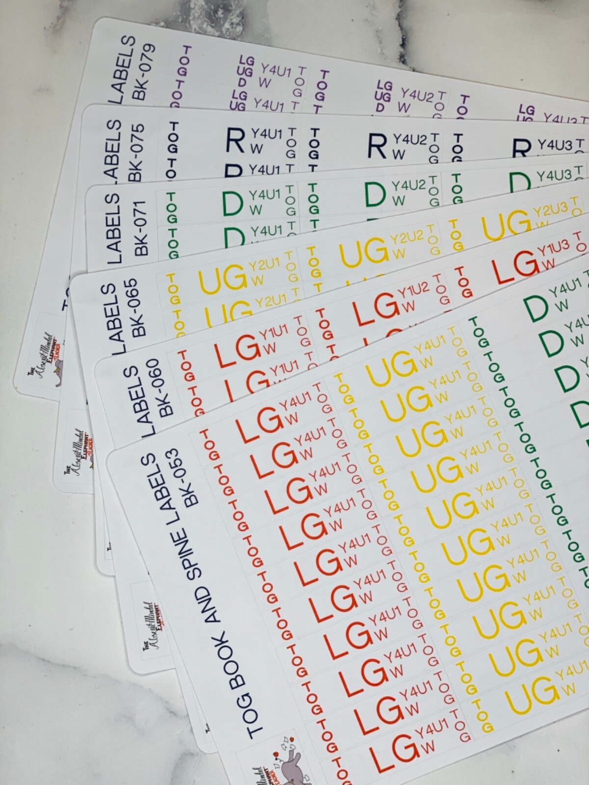 Tapestry of Grace TOG book stickers Dialectic Lower Upper Grammar Rhetoric