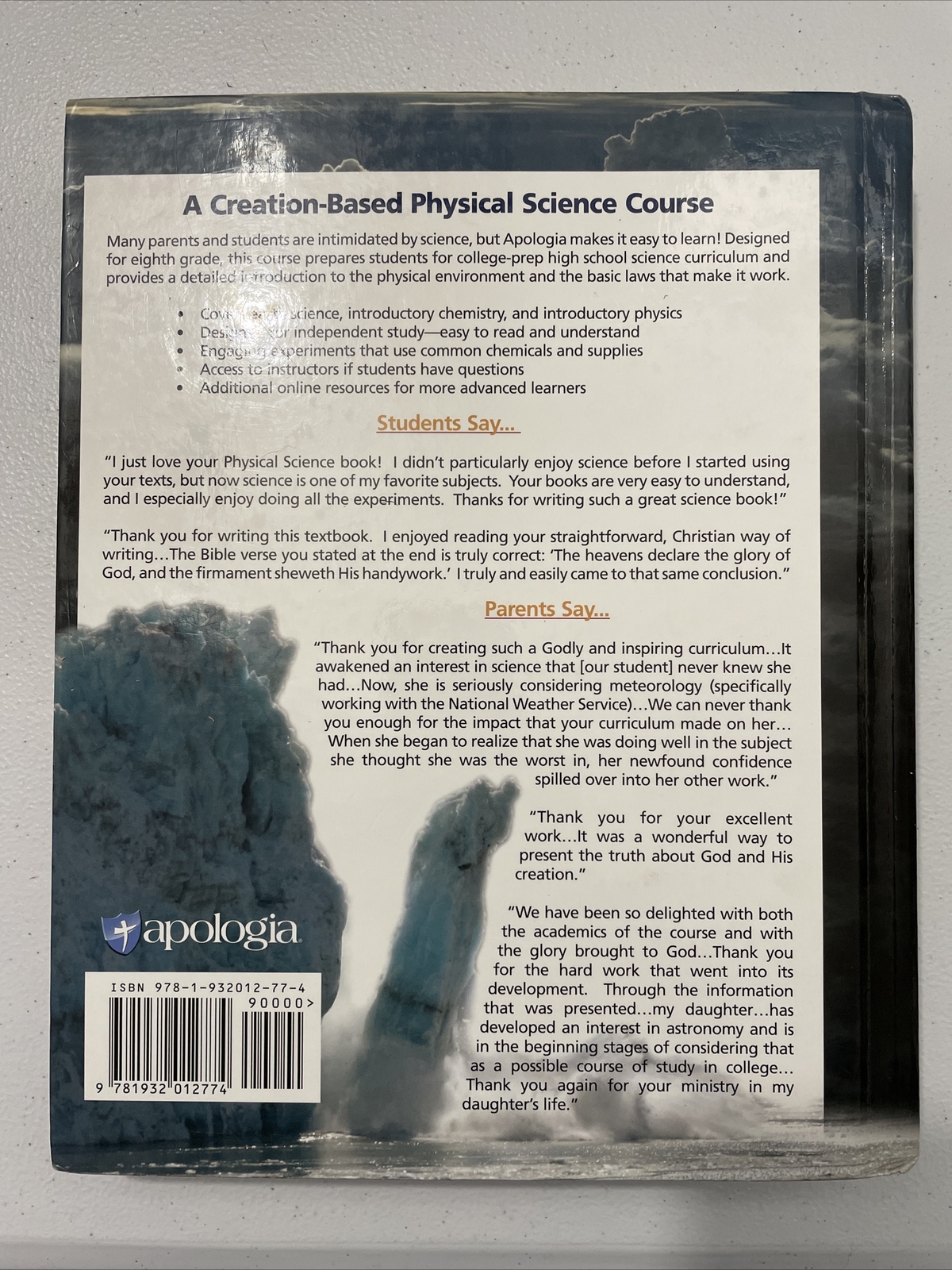 Exploring Creation With Physical Science Textbook With Solutions And Tests Book