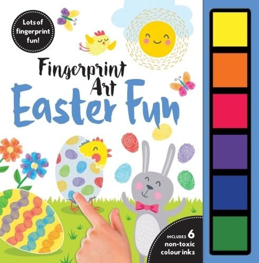 Finger Print Art – Easter Fun by Lake Press Paperback Book
