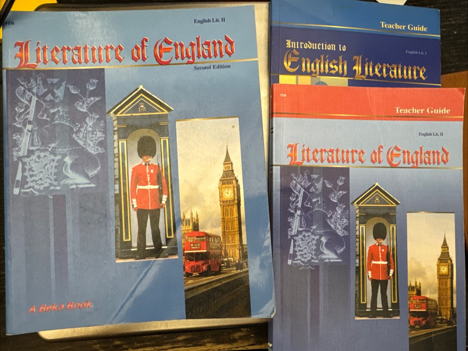 Abeka Literature of England, English Lit. 2. ￼second edition Student & Teacher