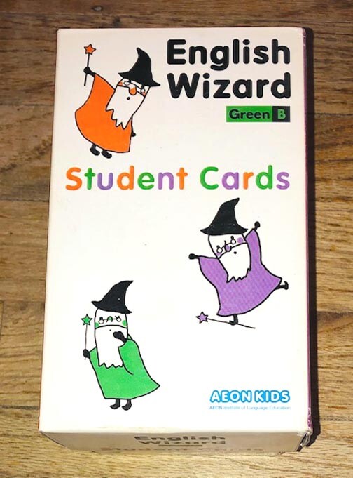 English Wizard Green B Set Aeon Kids Institute of Language Education Notecards