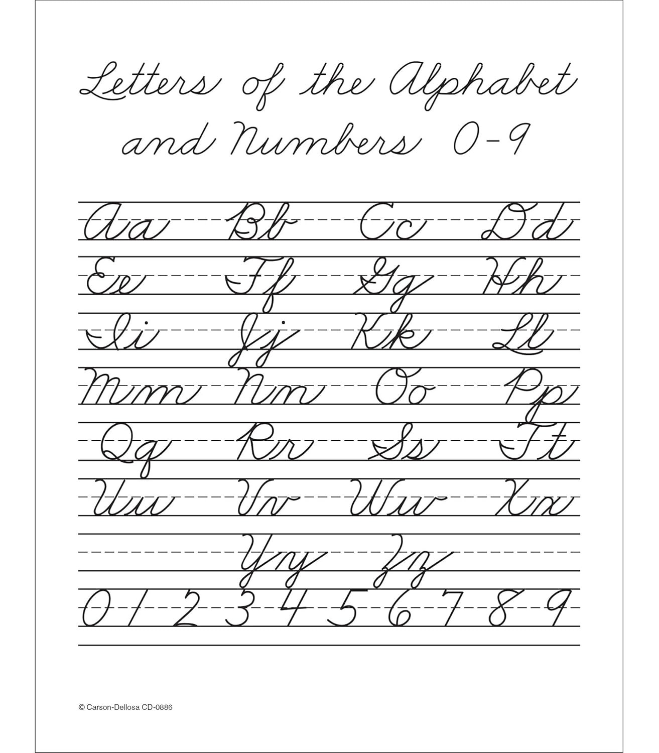 Carson Dellosa Beginning Cursive Handwriting Workbook, Traditional Writing Book