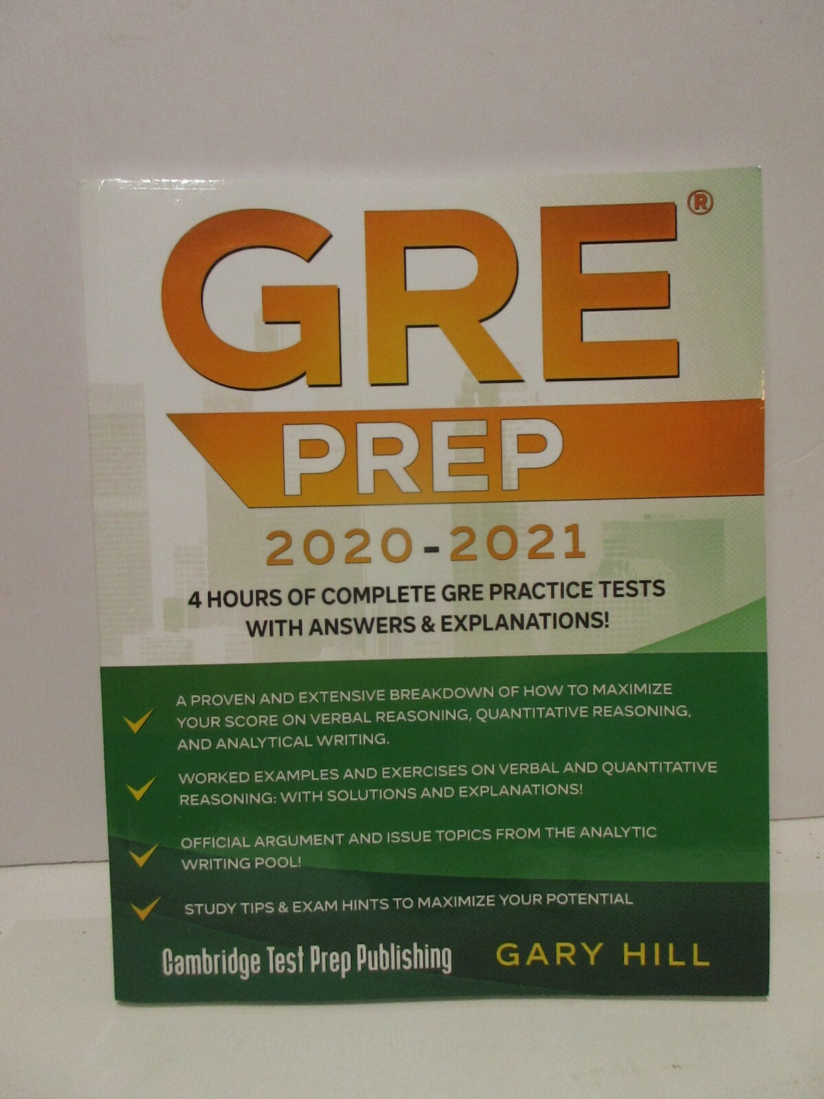 GRE Prep 2020-2021: 4 Hours of Complete GRE Practice Tests… PAPERBACK 2020
