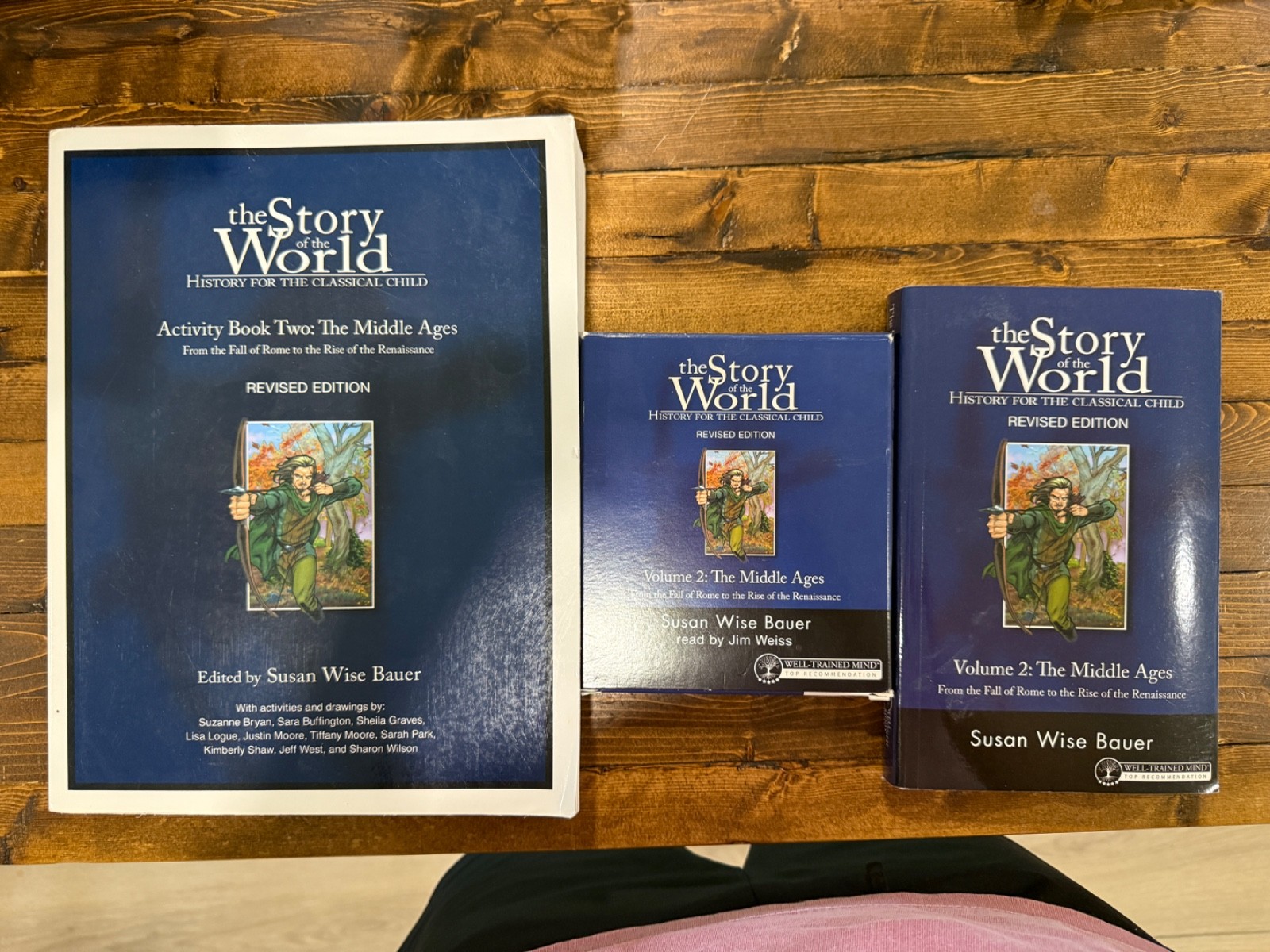 Story of the World Vol 2 Middle Ages Set Book Activity Book Audio CD Bauer