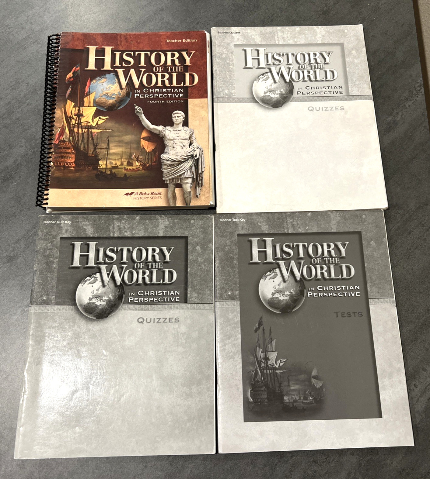 A Beka Grade 7 History of the World Teacher Edition Bundle