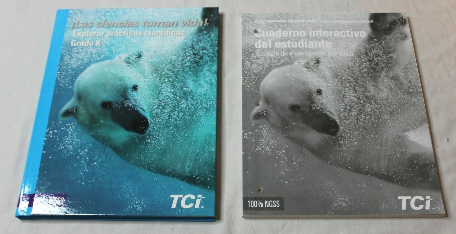 TCI Bring Science Alive Kindergarten Grade K Spanish Student Textbook Set