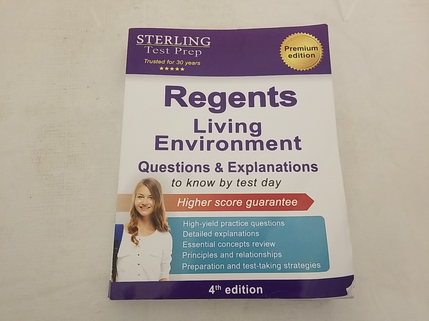 Sterling Test Prep Regents Living Environment Questions & Explanations 4TH EDITI