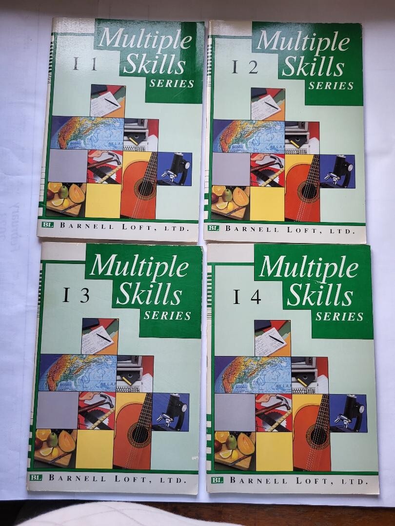 Barnell Loft Multiple Skills Series – 1I-4I Complete Set 4 Books, 2nd Ed. 1990.