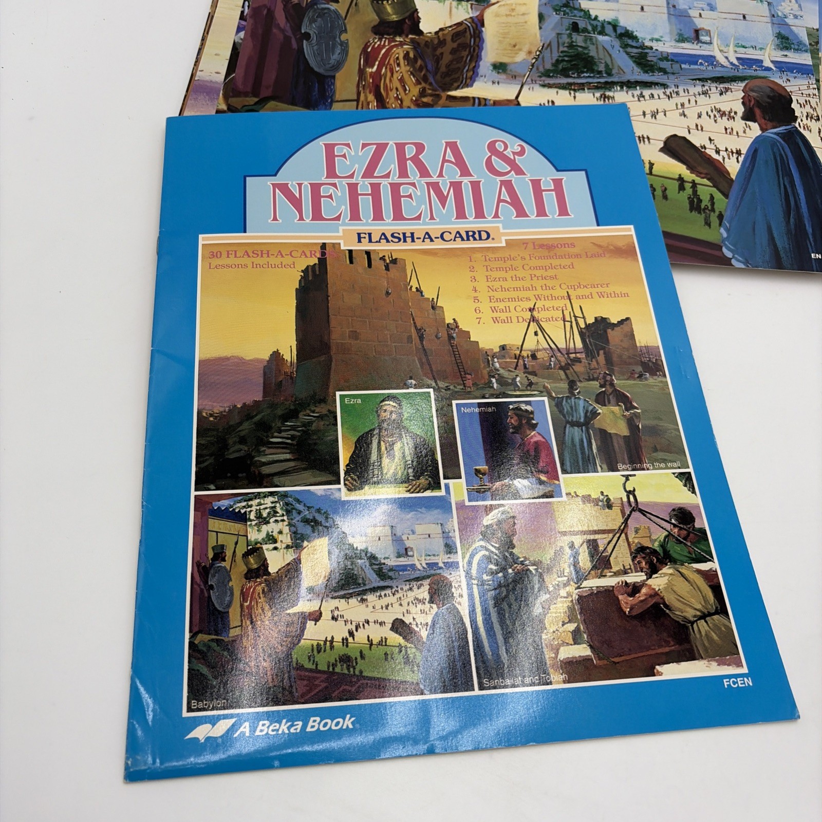 Abeka Bible Curriculum Flash-A-Card EZRA & NEHEMIAH