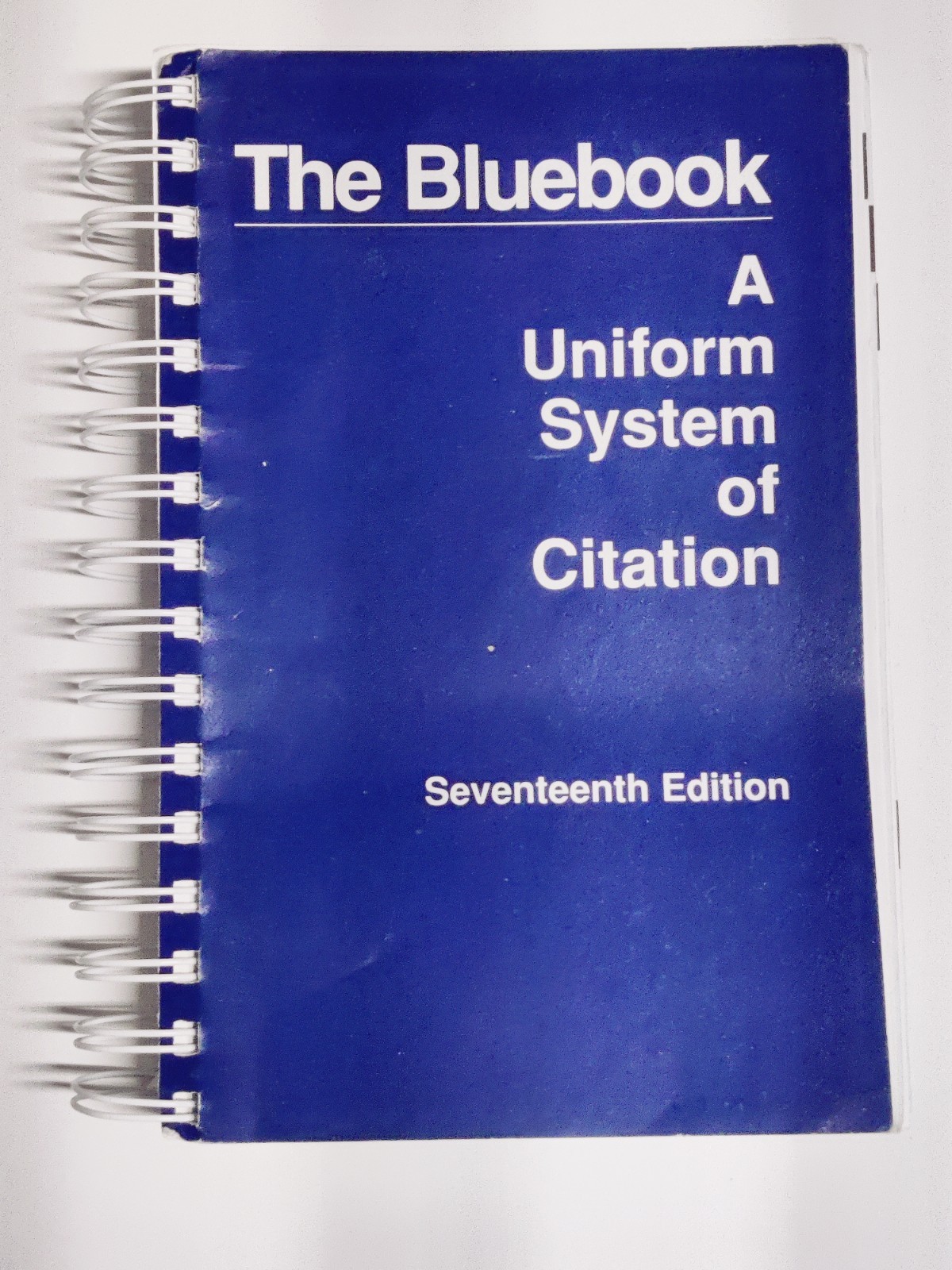 The Bluebook: A Uniform System of Citation, Seventeenth 17th Edition Legal Law