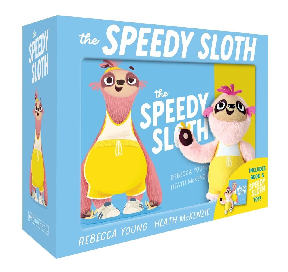 Speedy Sloth Plush Boxed Set by Rebecca Young Hardcover Book