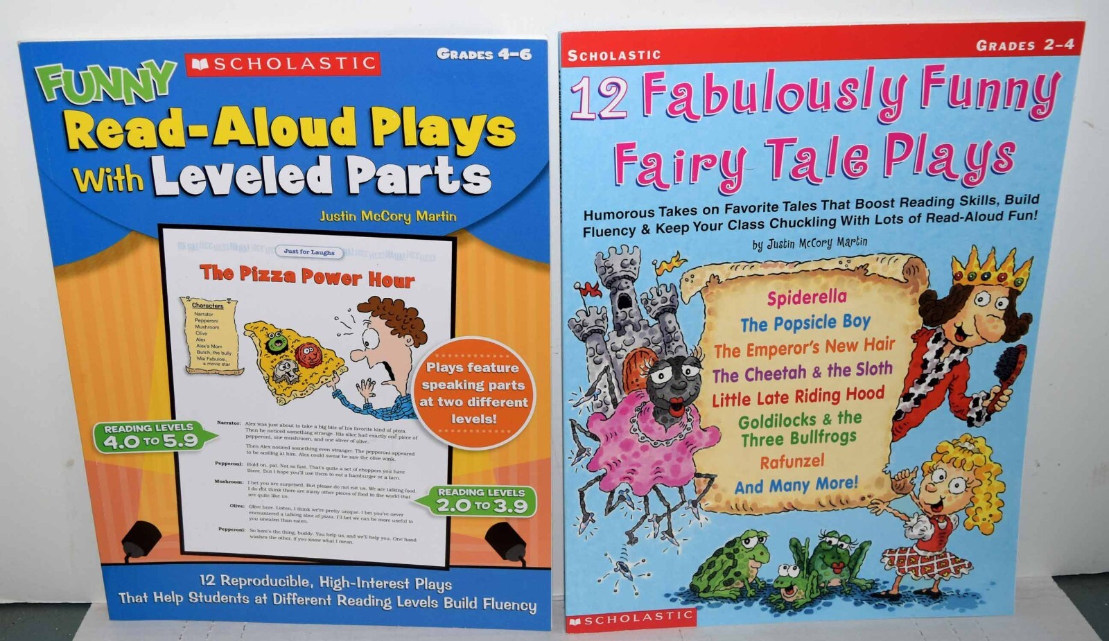 Scholastic 2 books Fairy tale Plays & Read aloud plays
