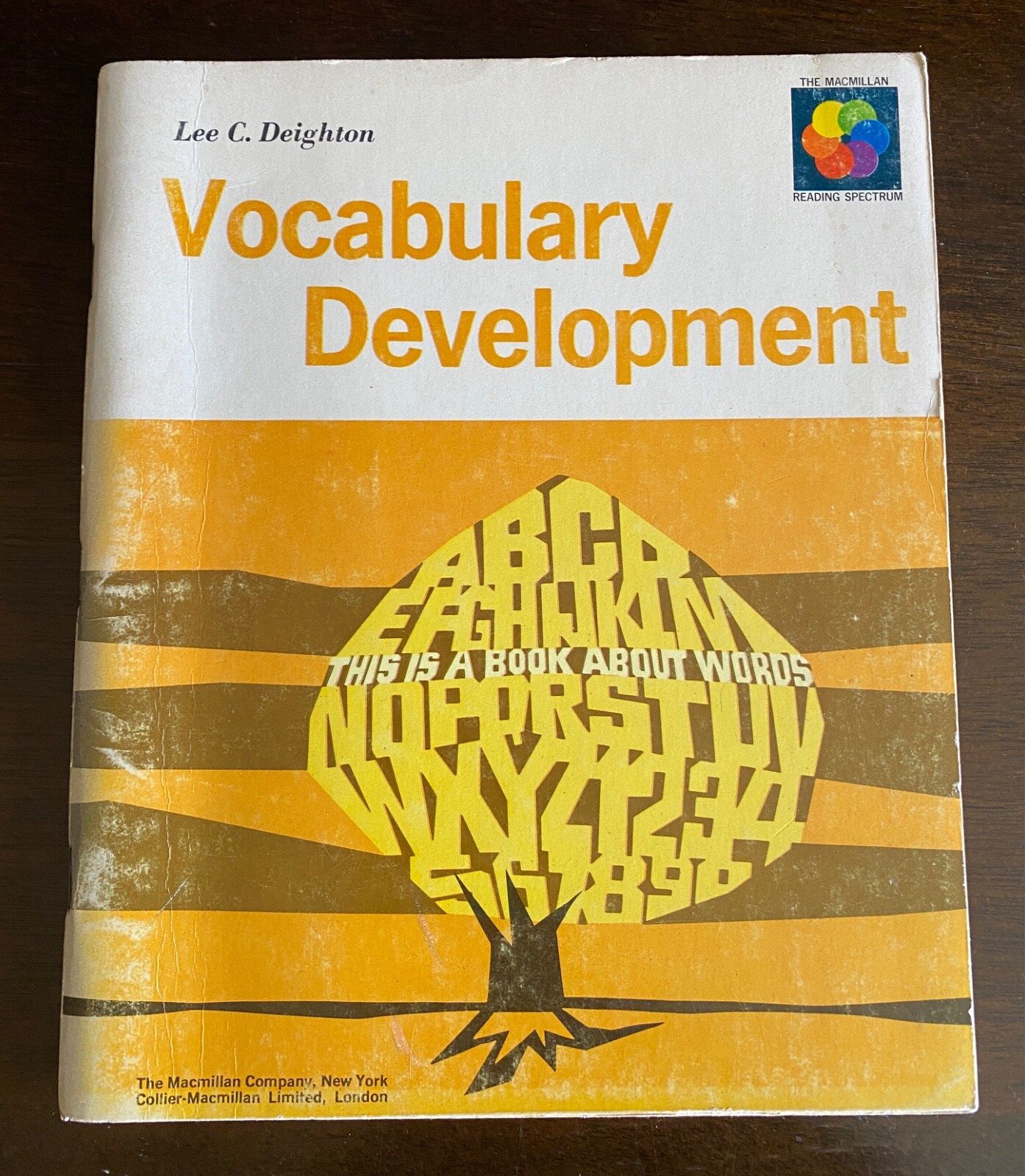 Vintage 1964 Vocabulary Development by Lee C Deighton Macmillan 25051 Yellow