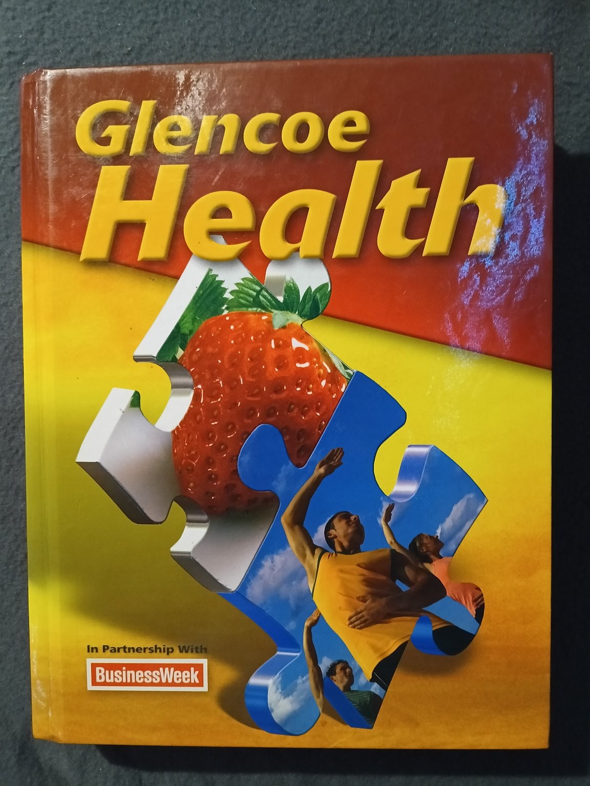 Glencoe Health Textbook Hardcover Illustrated Health Science Education