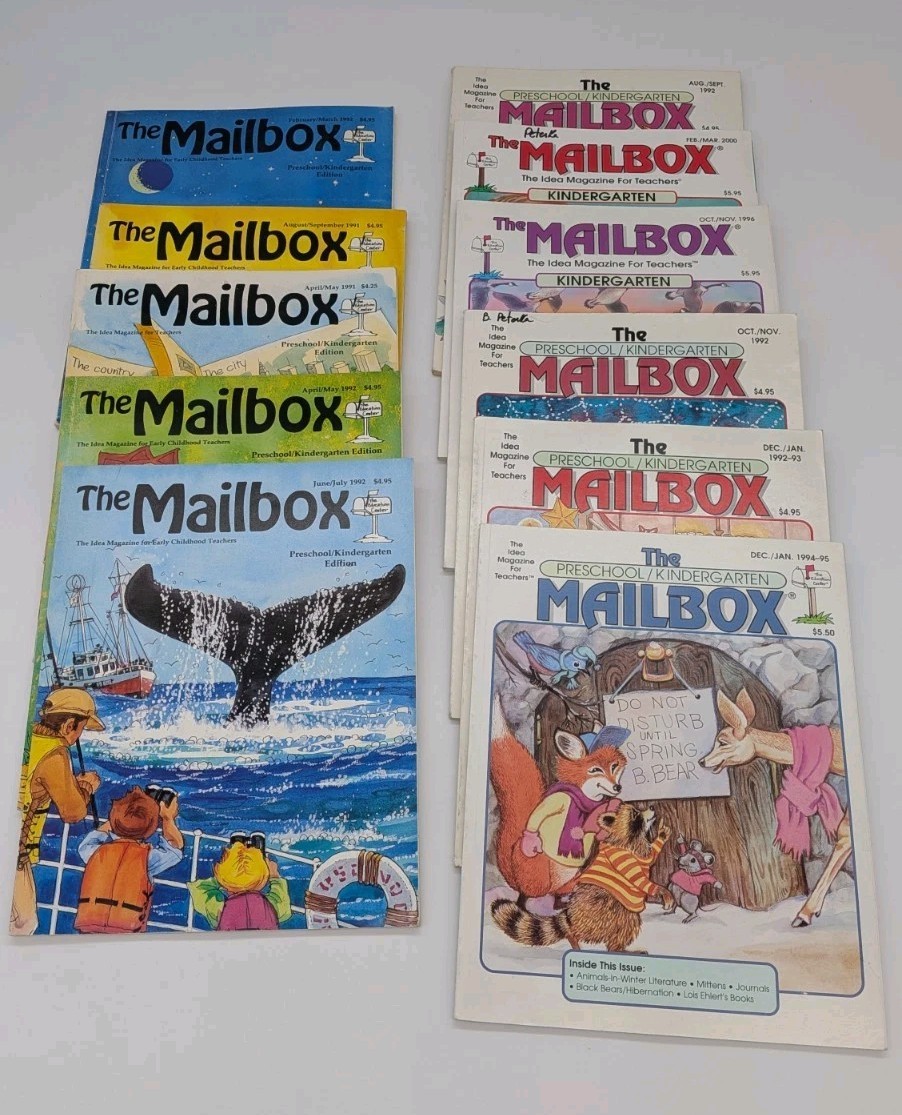 The Mailbox Teachers Magazine Preschool / KindergartenLot of 11