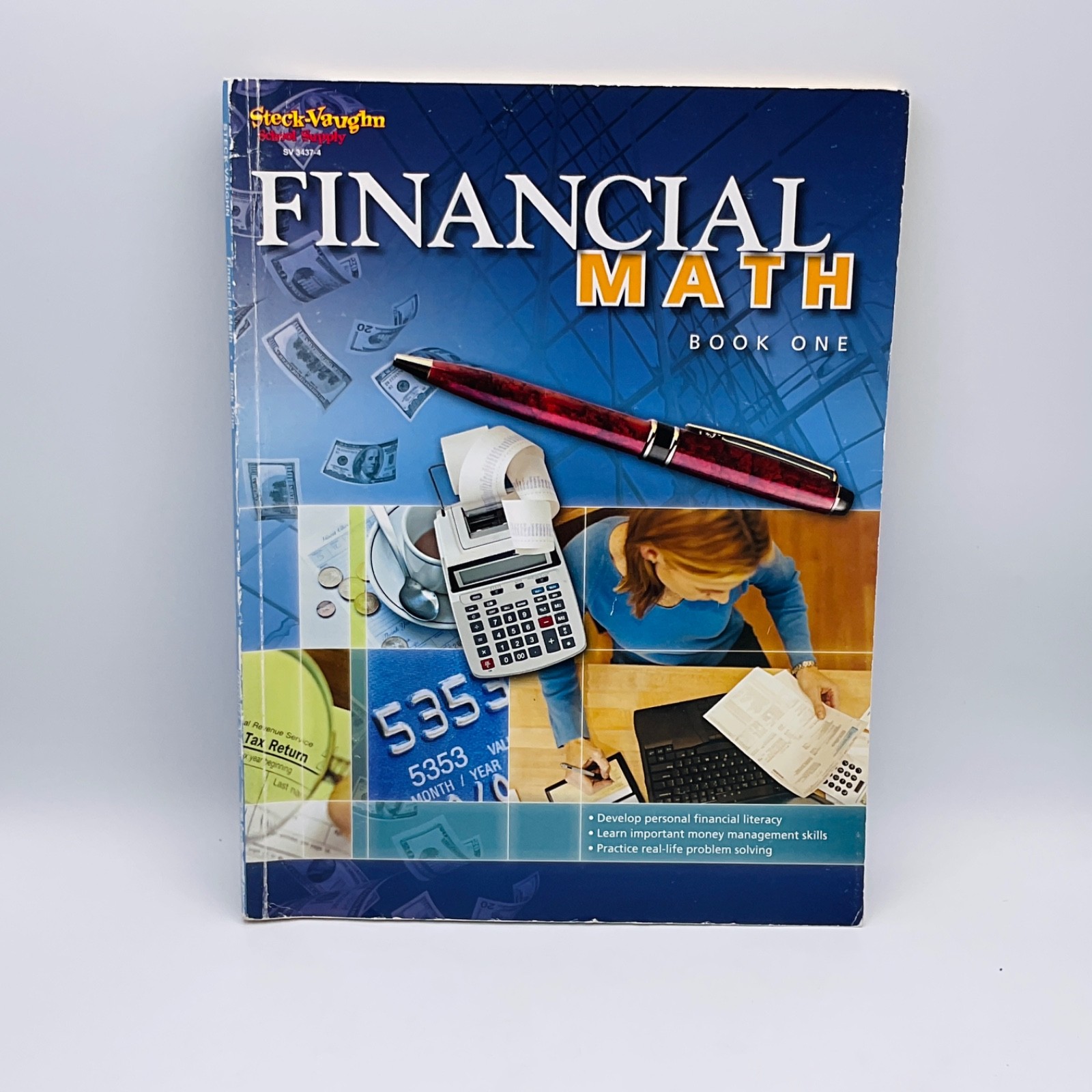 Financial Math Reproducible Work Book 1 Steck Vaughn Middle/High School ***READ