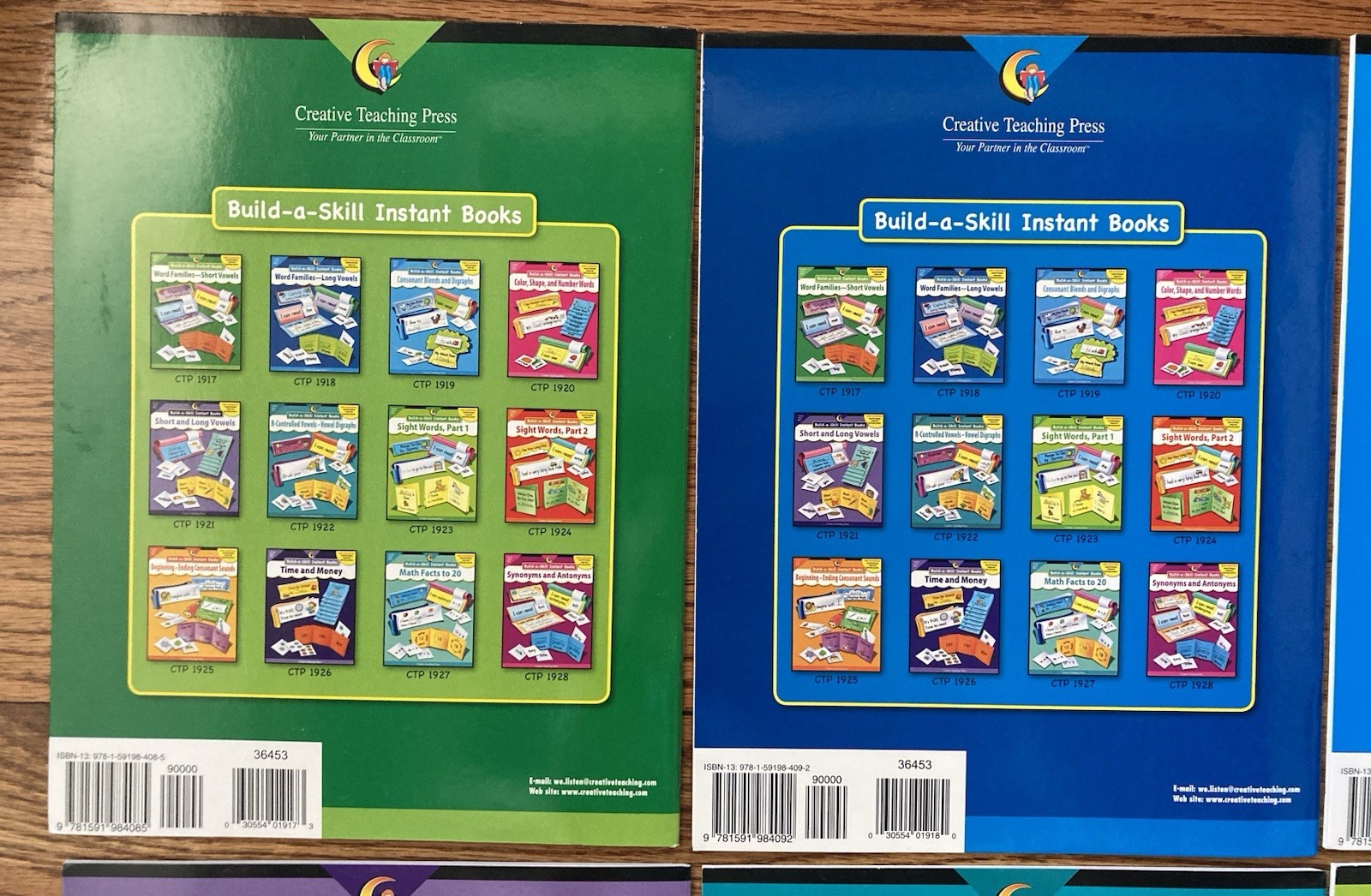 Creative Teaching Press Build A Skill Instant Books K-1 Complete Set of 12