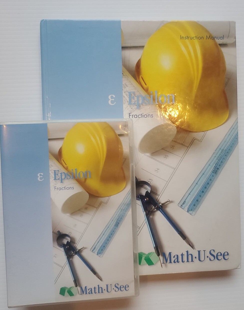 Epsilon Fractions Instruction Manual By Math U See + DVD