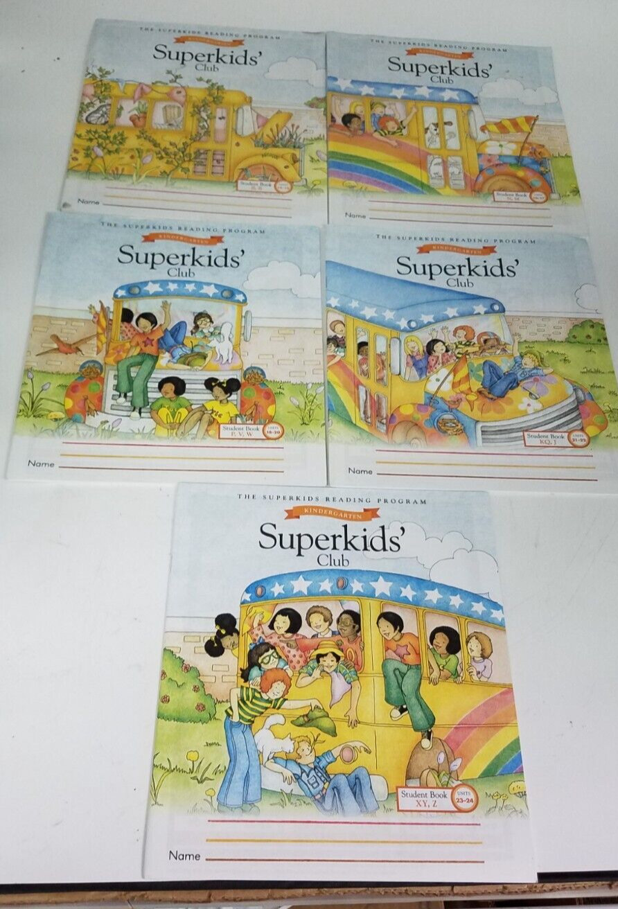The Superkids Reading Program © 2017 Grade K, 2nd Semester Student Books-5 books