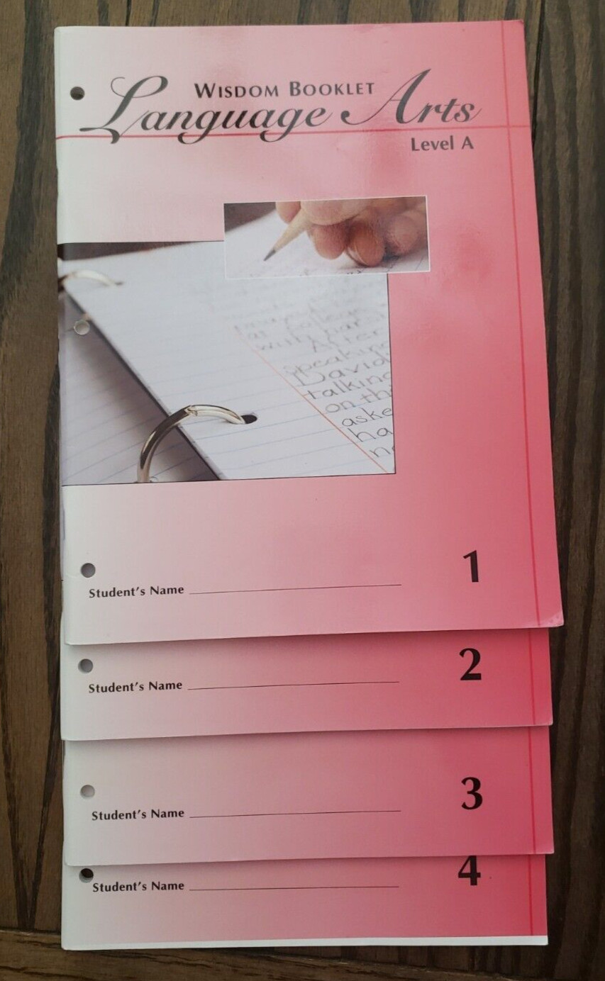 Wisdom Booklet Language Arts Level A Teacher’s Guide, Student Books 1-4