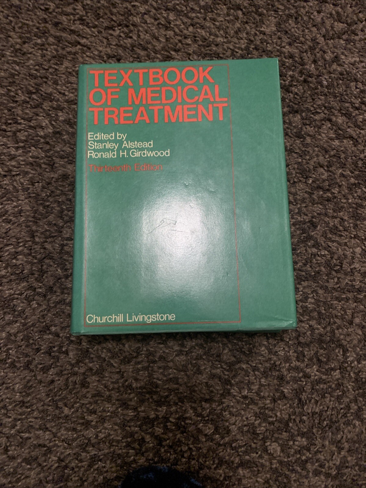 TEXTBOOK OF MEDICAL TREATMENT (thirteenth Edition)
