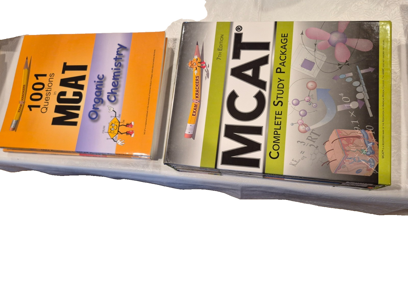 Exam Krackers MCAT Study Set – Review books and Question books